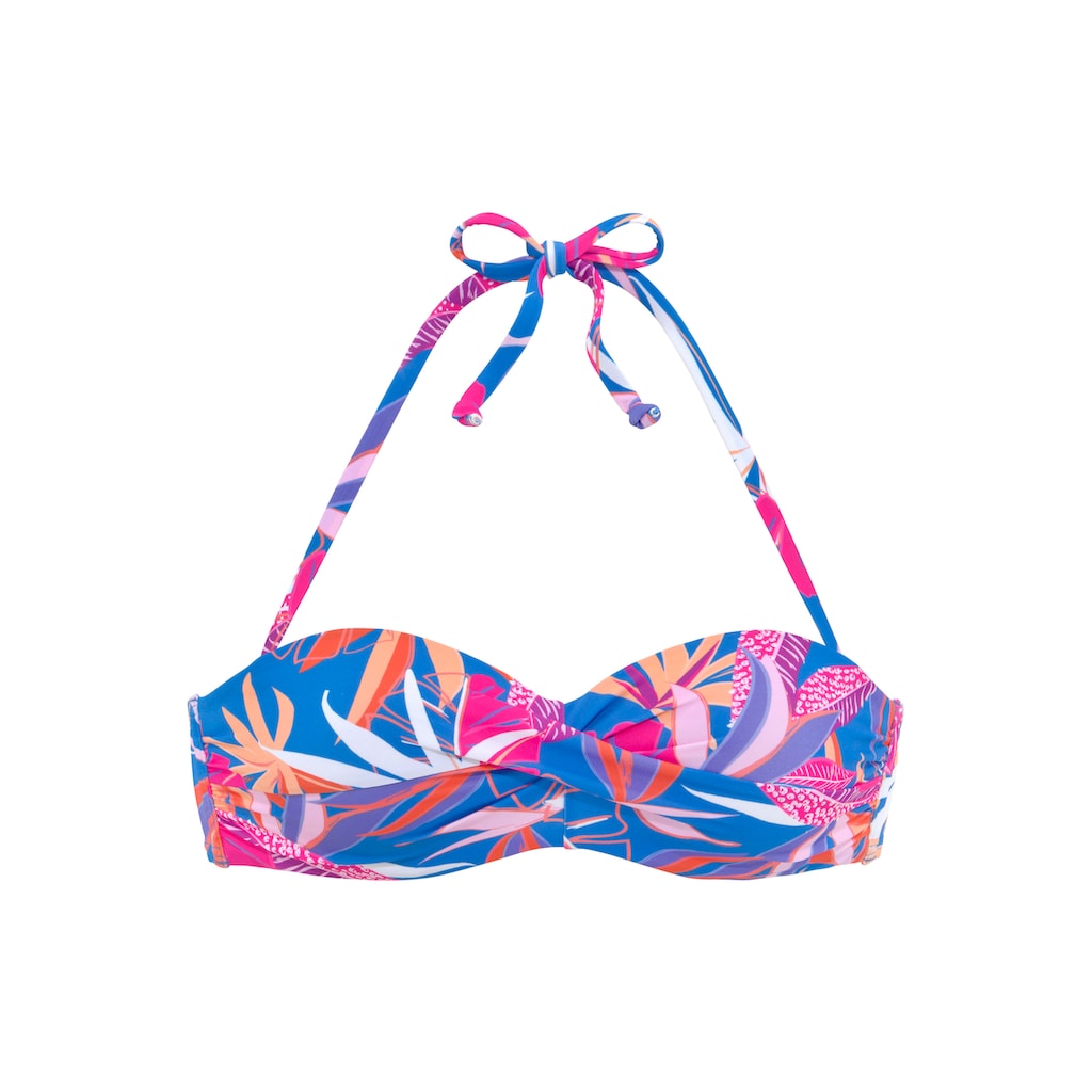 Buffalo Bügel-Bandeau-Bikini-Top »Soleil« Mit Gedrehter Optik Bestellen