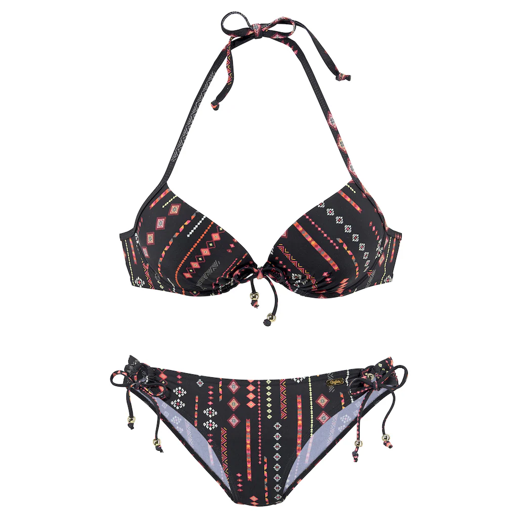 Buffalo Push-Up-Bikini Mit Goldfarbene Zierperlen Online Kaufen