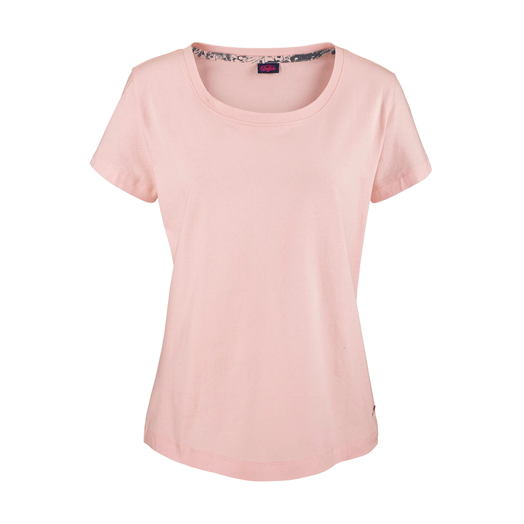 Buffalo Shorty Mit Schönem Muster Und Kontrastfarbenem Bund