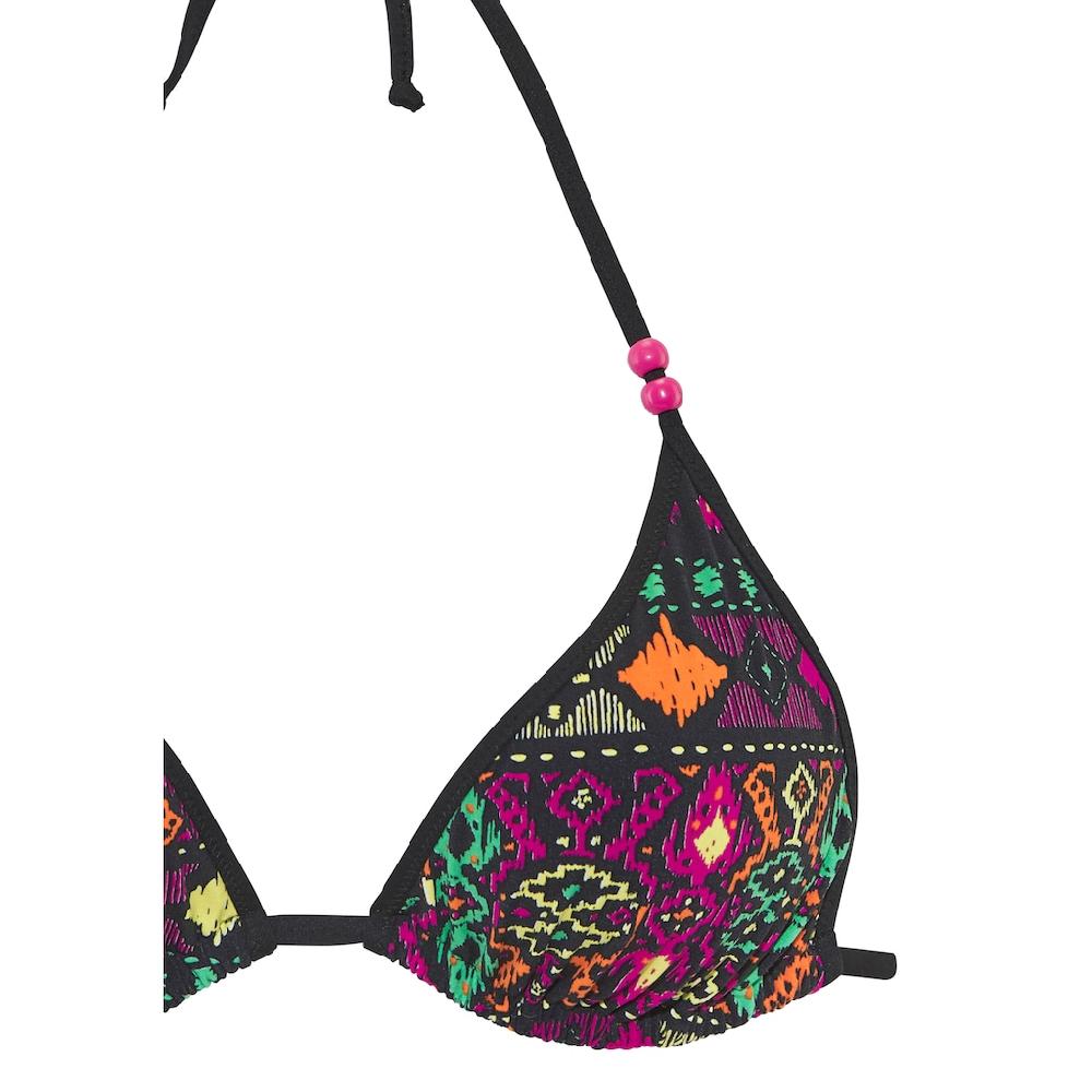 Buffalo Triangel-Bikini Bunter Ethnomuster ▷ Für