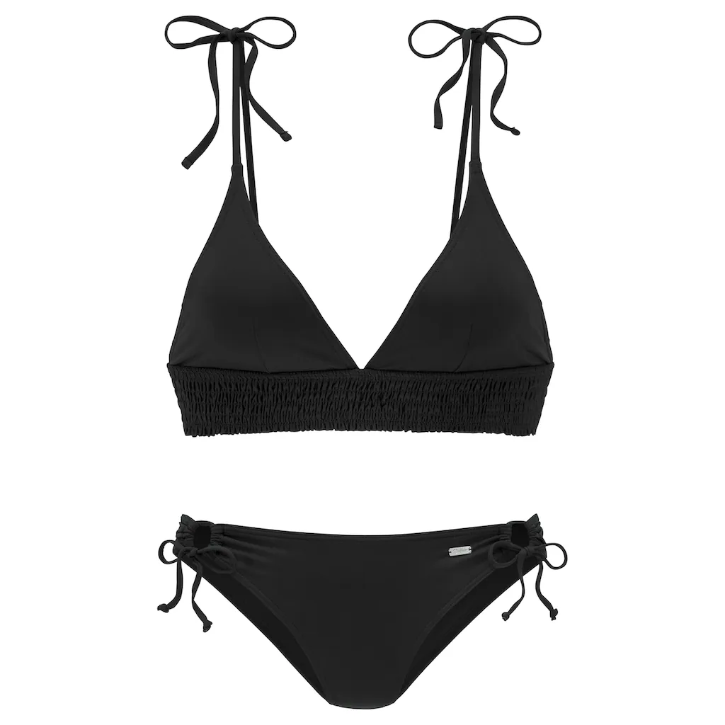 Buffalo Triangel-Bikini Mit Gesmoktem Einsatz Online Kaufen
