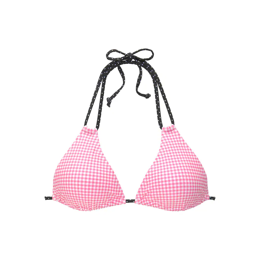 Buffalo Triangel-Bikini-Top »Florida« Mit Kleinen Karos Und Punkten Mit Doppelträgern Online Kaufen