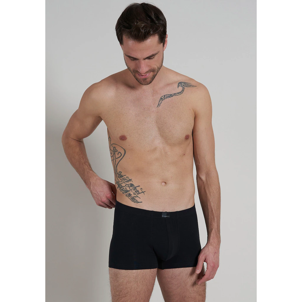 Bugatti Boxershorts »Oslo« (3 St. 3er Pack) Mit Aufgenähtem Logo Online Kaufen