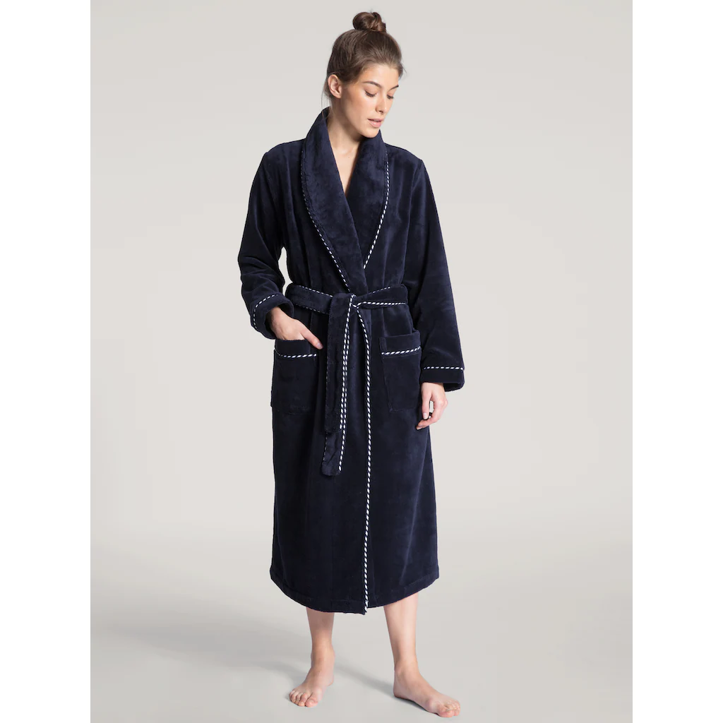 CALIDA Damenbademantel »Cosy Shower« (2 St.) mit Schalkragen ca. 120 cm lang