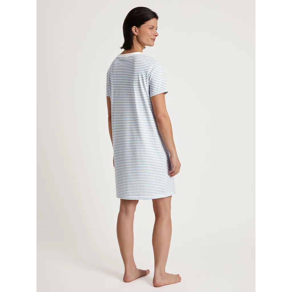CALIDA Nachthemd »Cotton Stripes« Bequemer Gerader Schnitt Kaufen