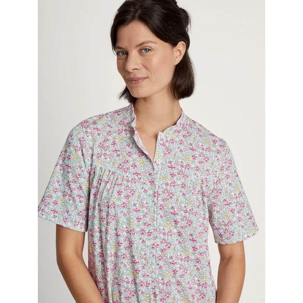 CALIDA Nachthemd »Soft Cotton« Comfort Fit Länge 110cm Mit Knopfleiste ▷ Für