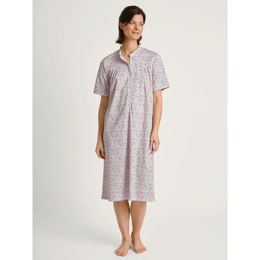 CALIDA Nachthemd »Soft Cotton« Comfort Fit Länge 110cm mit Knopfleiste ▷ für