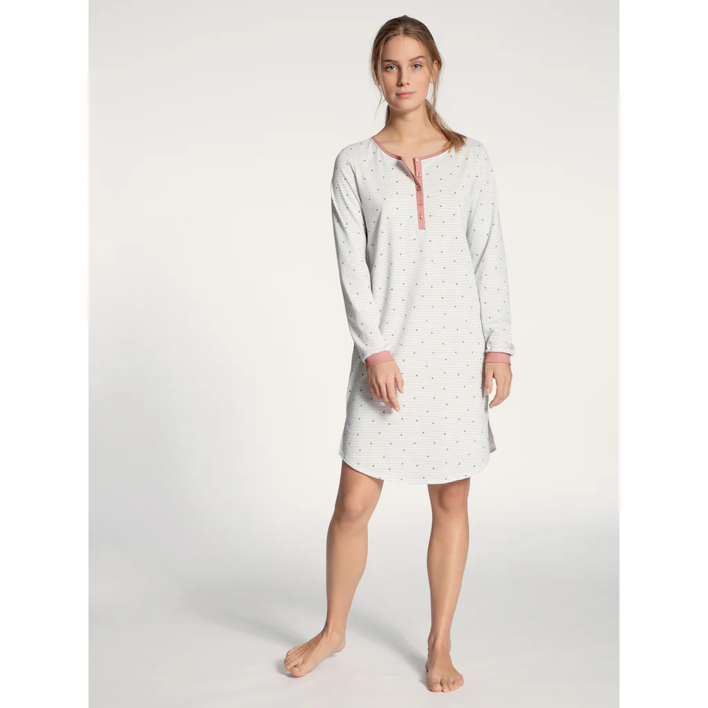 CALIDA Nachthemd »Sweet Dreams« Sleepshirt ca. 95 cm lang Modern Fit feine Streifen online kaufen