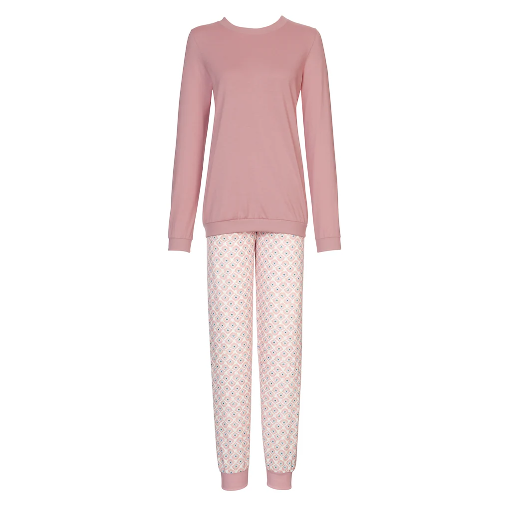 CALIDA Pyjama »Lovely Nights« (2 Tlg.) Mit Rippbündchen An Allen Abschlüssen Kaufen