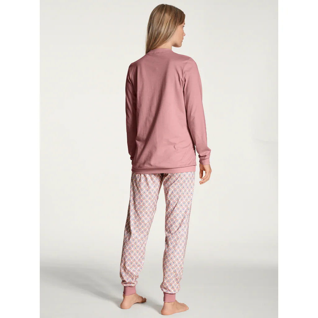 CALIDA Pyjama »Lovely Nights« (2 Tlg.) Mit Rippbündchen An Allen Abschlüssen Kaufen