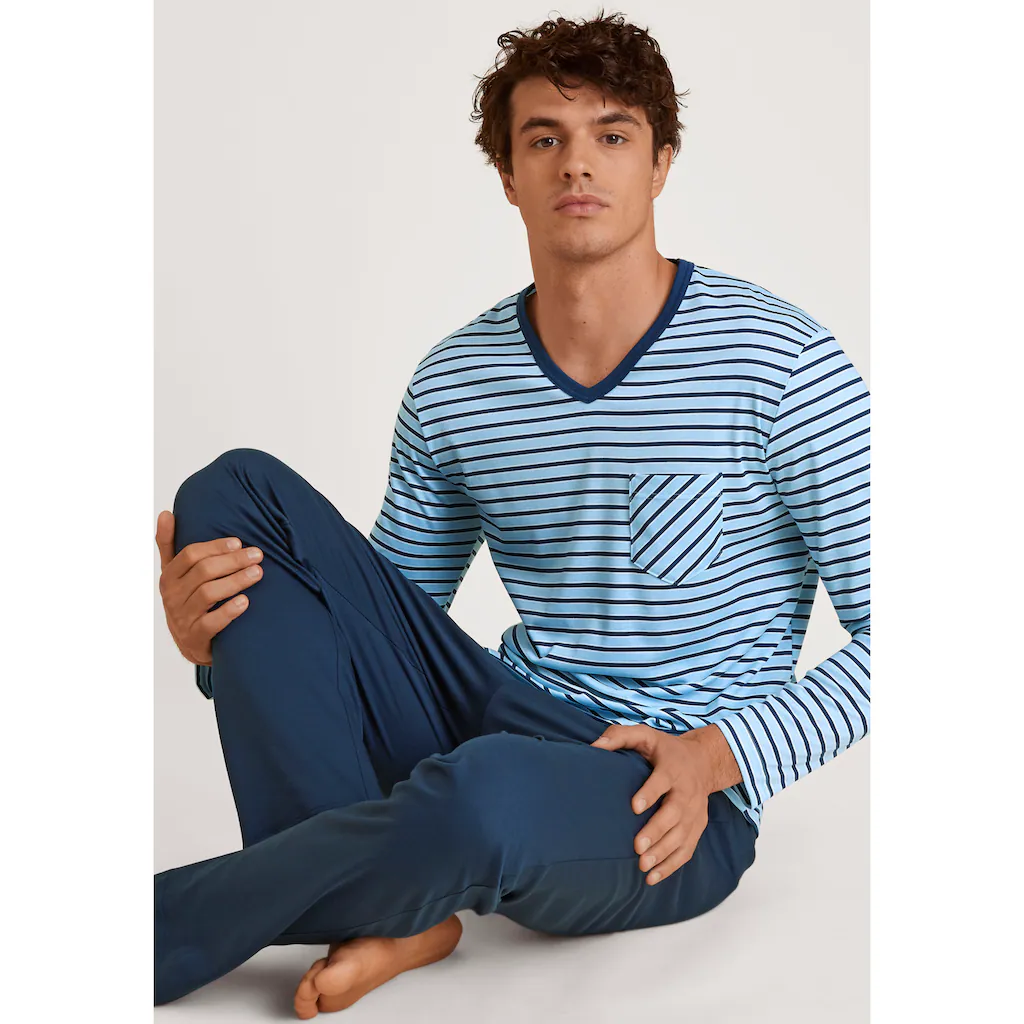 CALIDA Pyjama »Relax Streamline« (Set 2 Tlg.) Online Kaufen