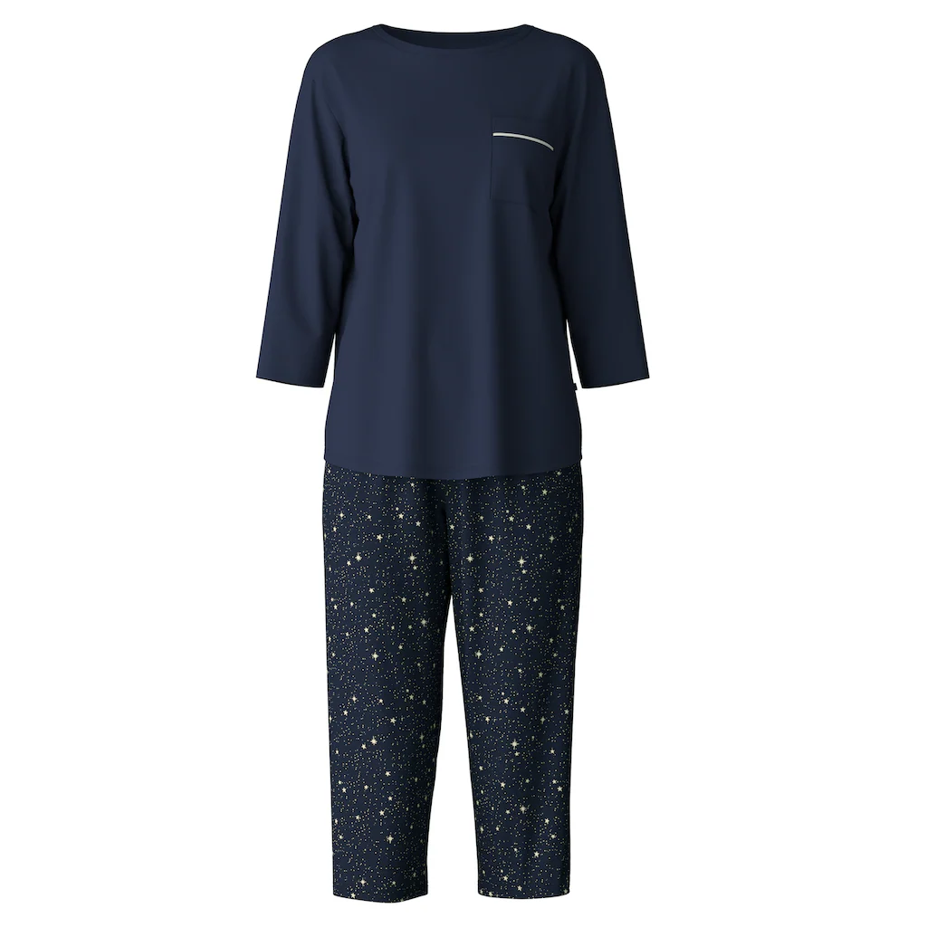 CALIDA Pyjama »Sweet Dreams« (2 Tlg.) Mit Aufgesetzter Brusttasche Online Bestellen