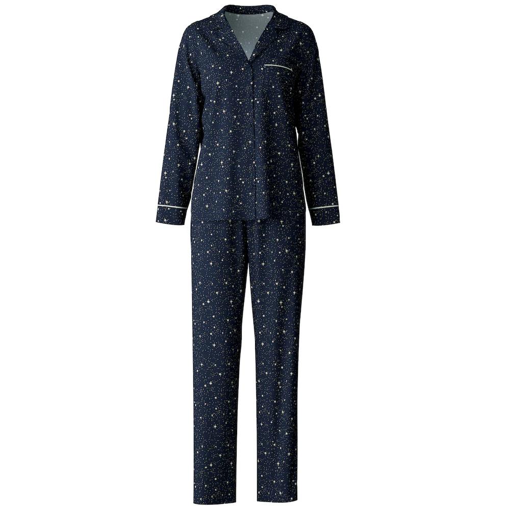 CALIDA Pyjama »Sweet Dreams« (2 Tlg.) Mit Reverskragen Und Durchgehender Knopfleiste Online Kaufen