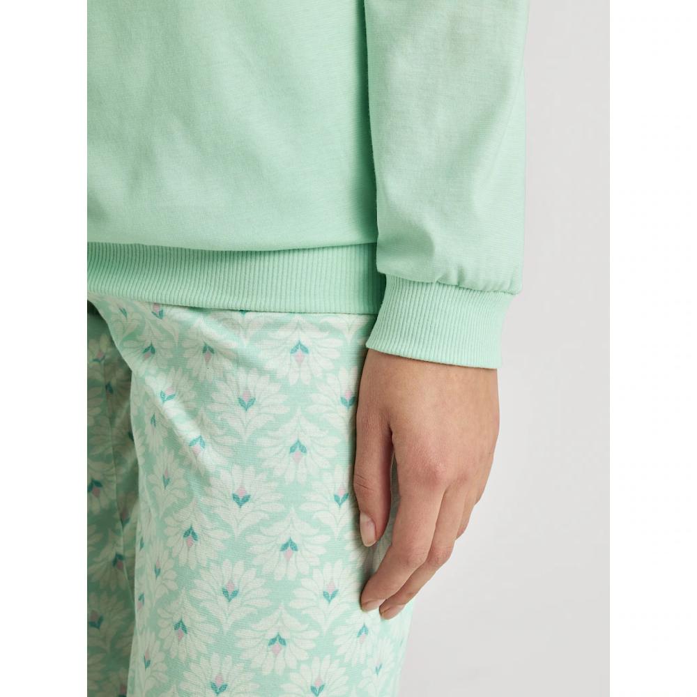 CALIDA Schlafanzug (2 Tlg.) Elastischer Hosenbund