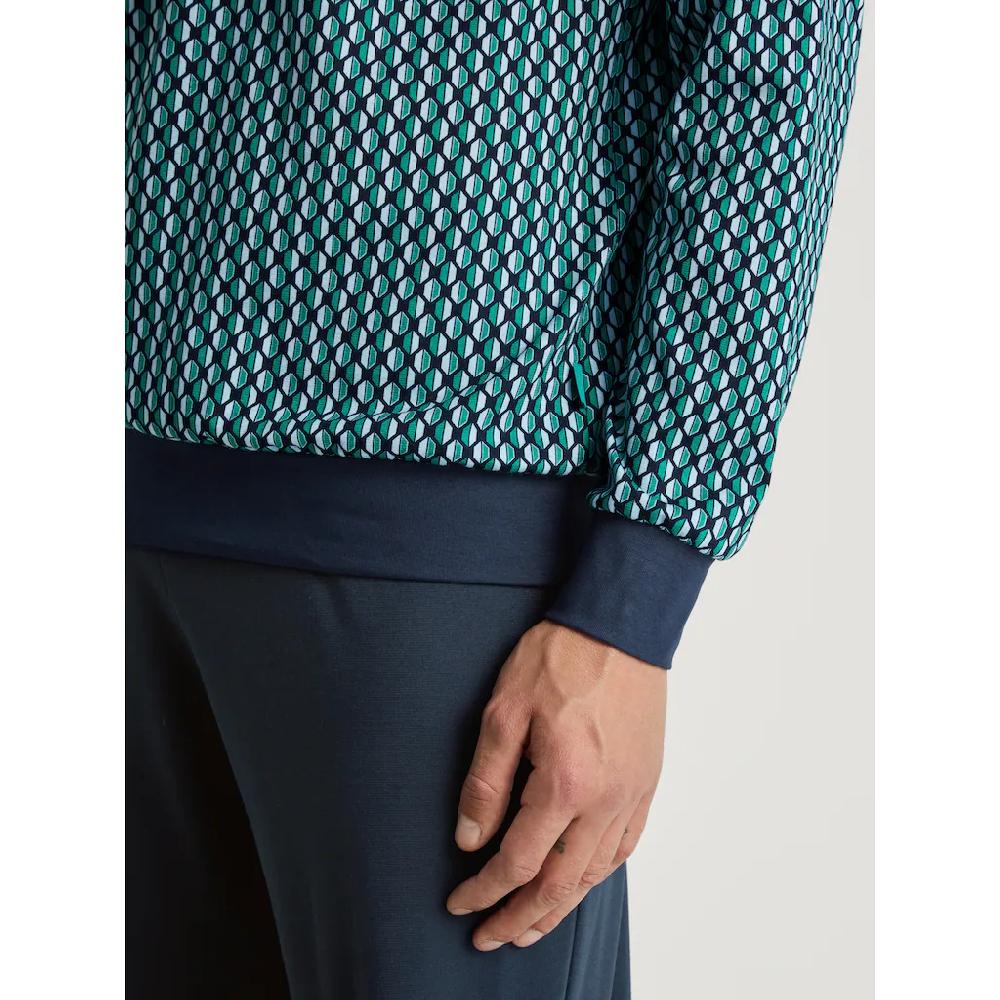 CALIDA Schlafanzug »RELAX IMPRINT« (2 Tlg.) Gemustertes Oberteil Mit V-Ausschnitt Kaufen