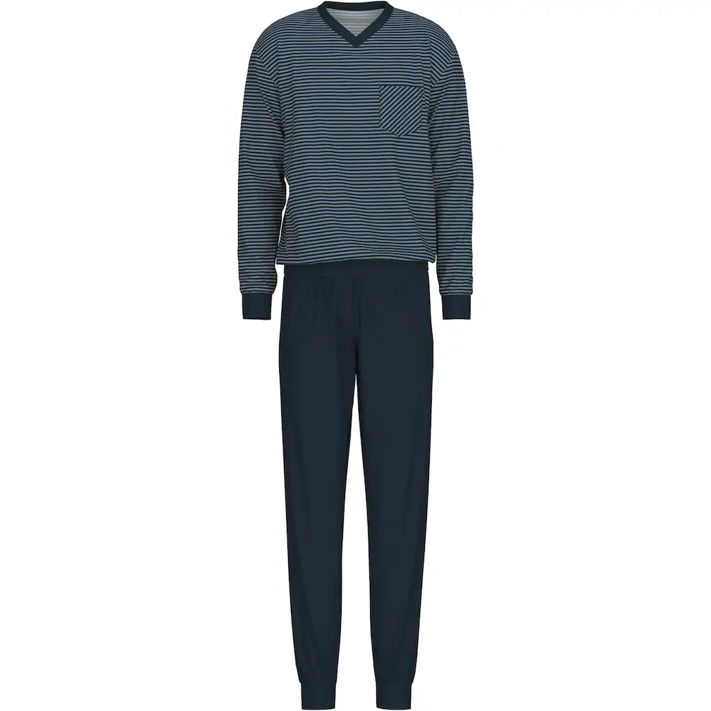 CALIDA Schlafanzug »Relax Streamline« (Packung 2 Tlg.) Mit V-Neck Und Bündchen Online Kaufen