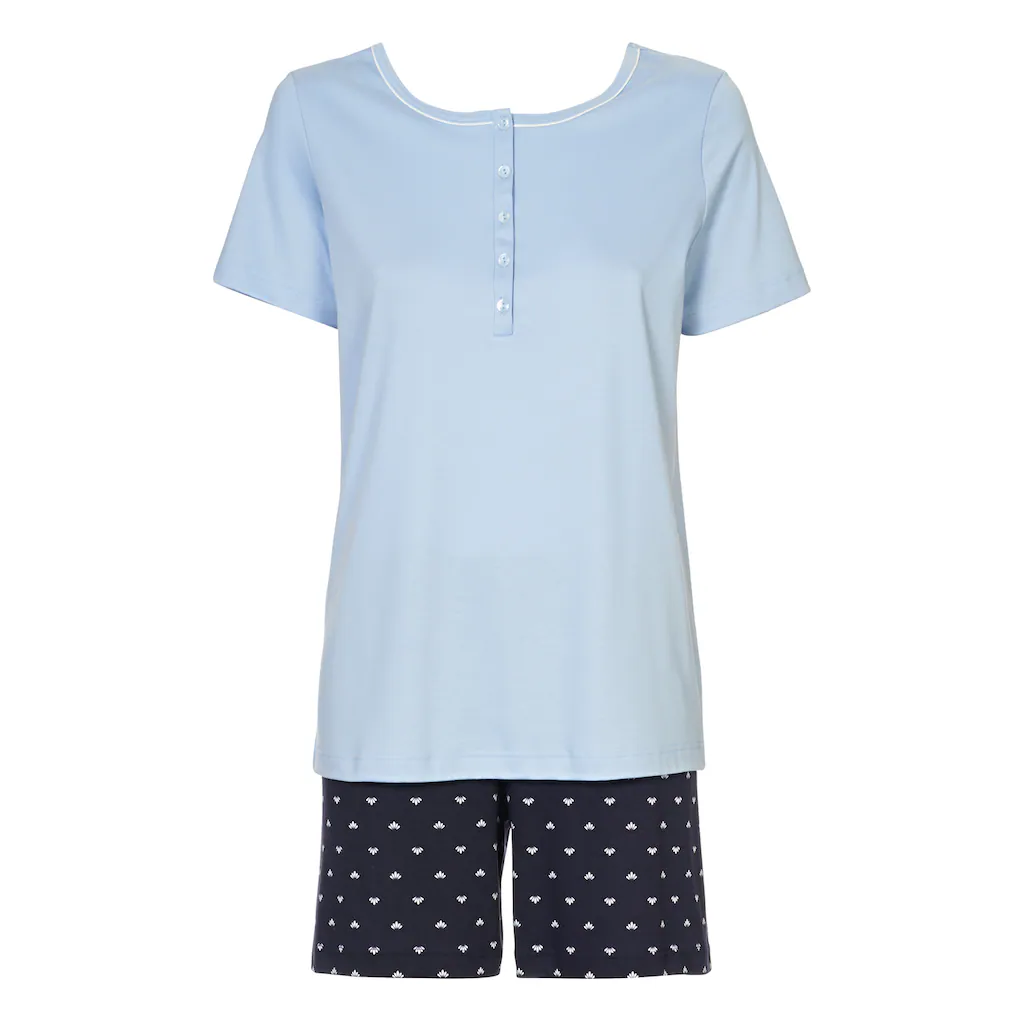 CALIDA Shorty »Night Lovers« (2 Tlg.) Mit Gemusterter Hose Online Kaufen