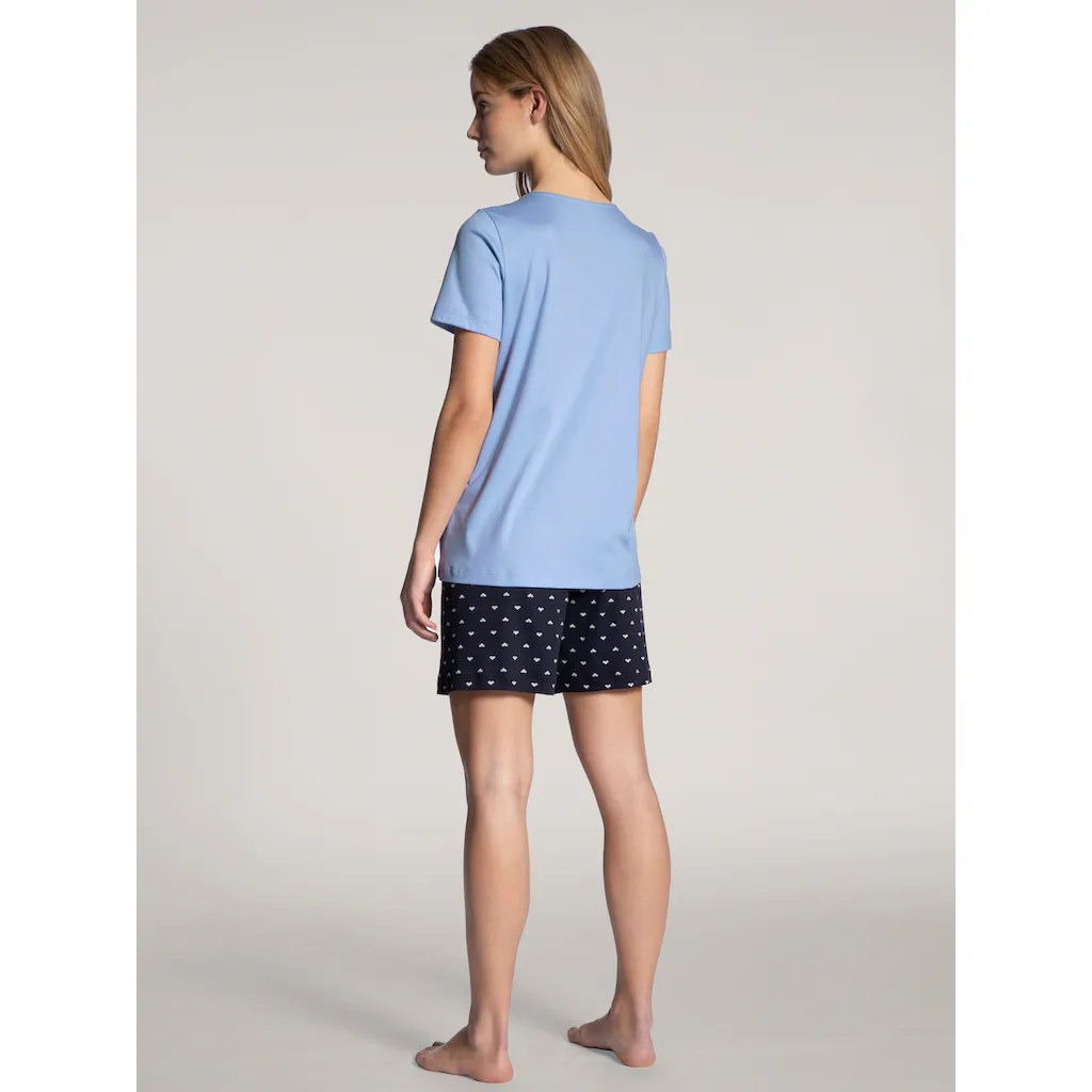 CALIDA Shorty »Night Lovers« (2 Tlg.) Mit Gemusterter Hose Online Kaufen