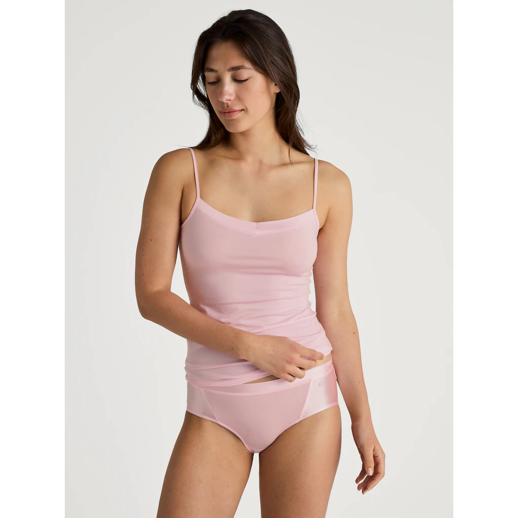 CALIDA Unterhemd »Cate« Edles Spaghetti-Top Dekolleté Mit Satin-Einsatz Bestellen