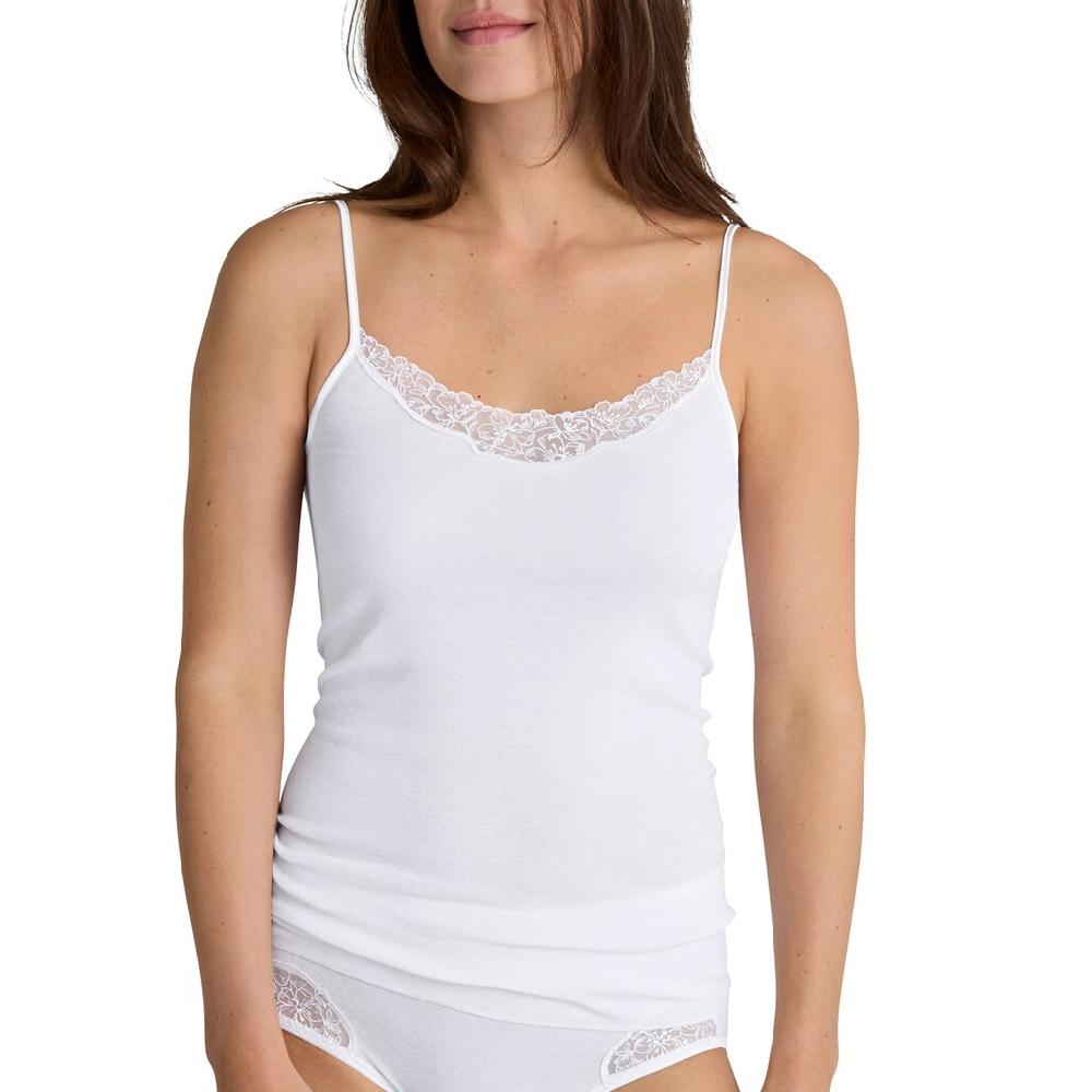 CALIDA Unterhemd »Cotton Desire« Spitze Am Dekolleté Kaufen