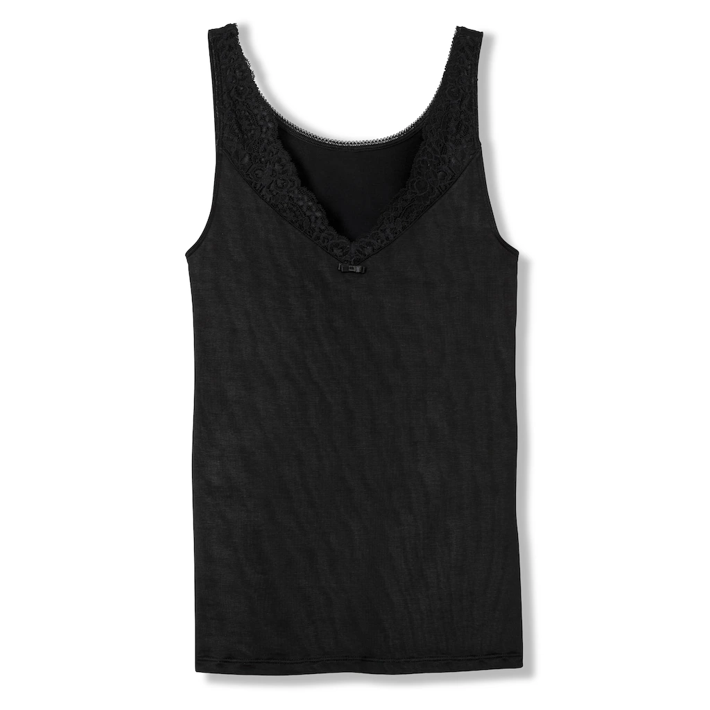 CALIDA Unterhemd »Sensual Secrets« Mit Elegantem V-förmigen Spitzeneinsatz Online Kaufen