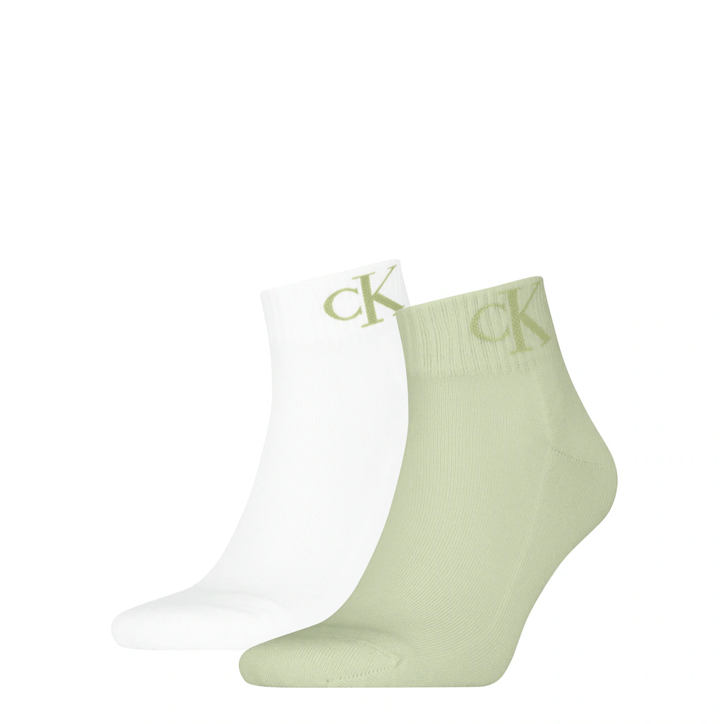 Calvin Klein Jeans Kurzsocken »CKJ MEN QUARTER 2P MONOGRAM« (2 Paar 2 Paar) mit dezenter Logostickerei online kaufen
