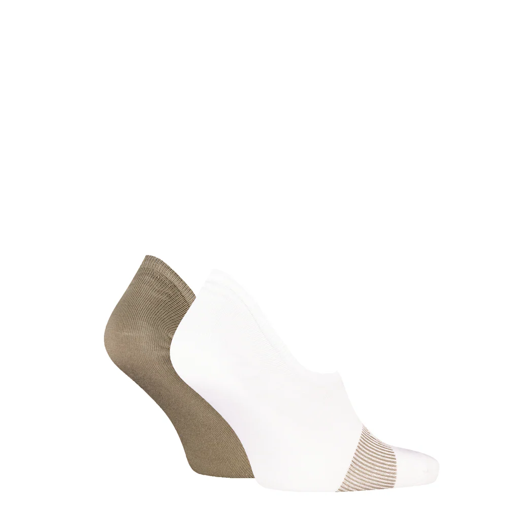 Calvin Klein Jeans Socken »CKJ MEN FOOTIE HC 2P SHADOW RIB LOGO« (2 Paar) Mit Dezentem Logo-Detail