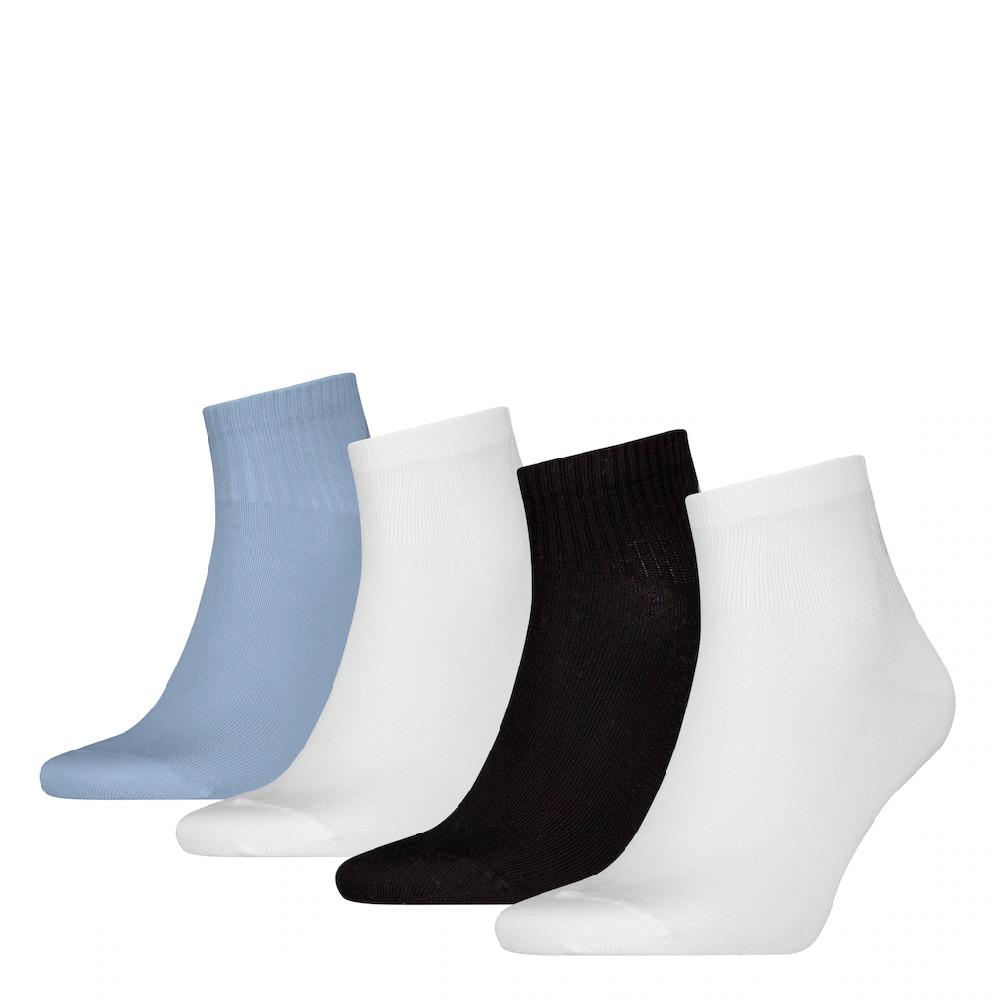 Calvin Klein Jeans Socken »CKJ MEN QUARTER 4P SHADOW RIB LOGO ECOMM« (4 Paar) mit diskretem Logo-Design
