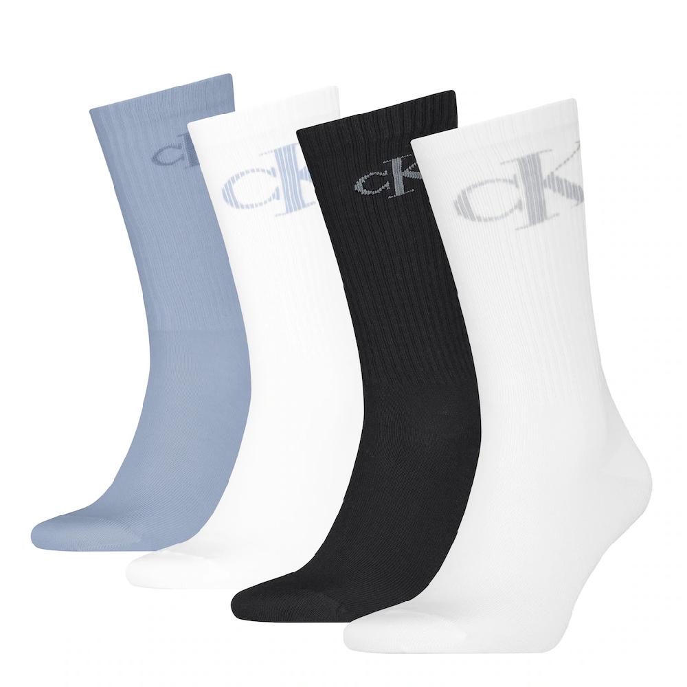 Calvin Klein Jeans Socken »CKJ MEN SOCK 4P SHADOW RIB LOGO ECOMM« (4 Paar) mit diskretem Logo-Design