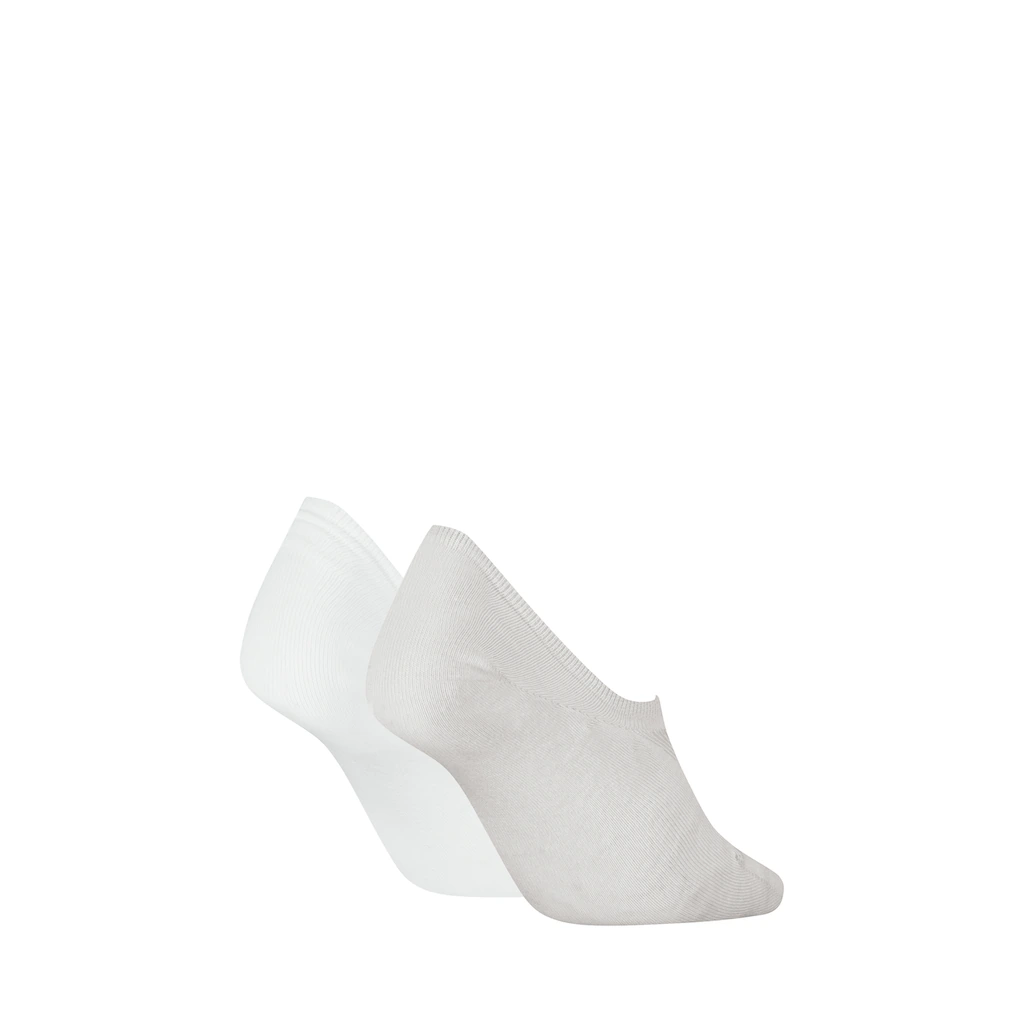 Calvin Klein Jeans Socken »CKJ WOMEN FOOTIE HC 2P AO SHADOW RIB« (2 Paar) Mit Diskretem Logo-Design