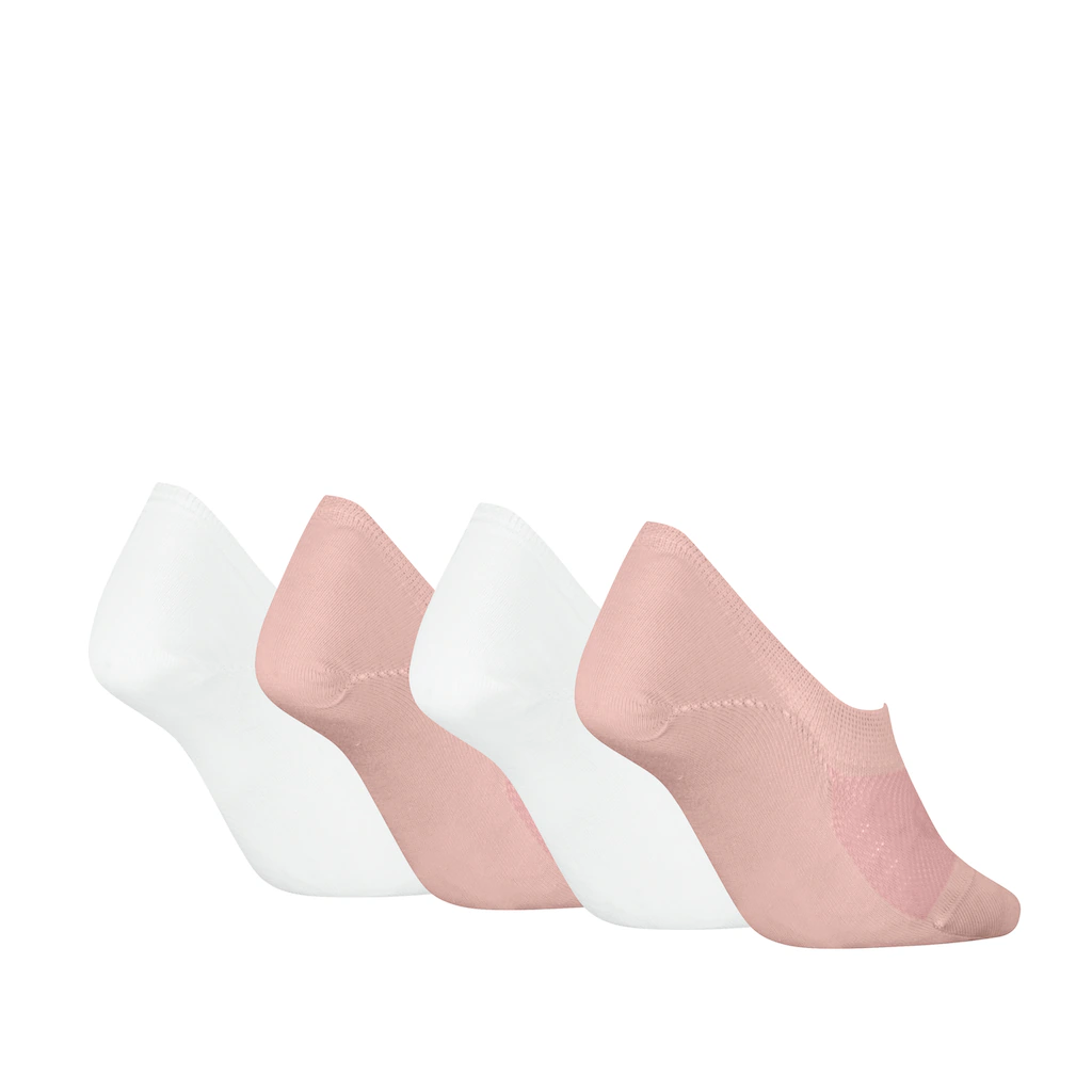 Calvin Klein Jeans Socken »CKJ WOMEN FOOTIE HC 4P MESH ECOMM« (4 Paar) Mit Unsichtbarem Schnittdesign