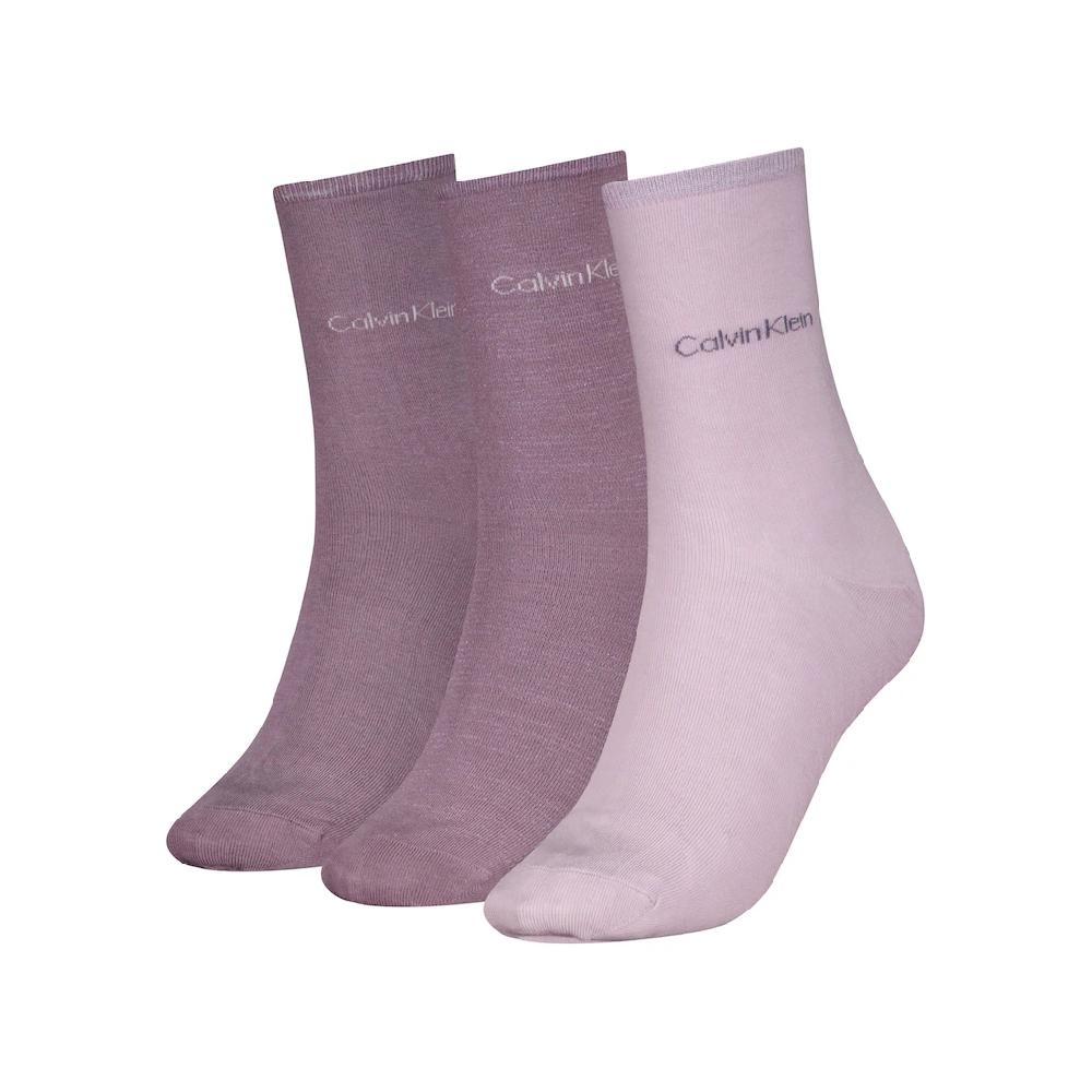 Calvin Klein Socken (3 Paar) mit Markenstickerei