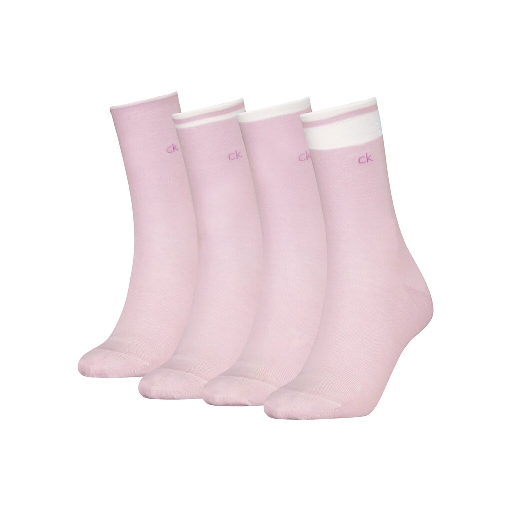 Calvin Klein Socken (4 Paar) mit Markenstickerei