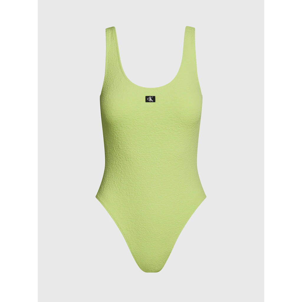 Calvin Klein Swimwear Badeanzug »OPEN BACK ONE PIECE« (Set 2 St. Badeanzug+Haarband) Badeanzug & Haarband Kaufen