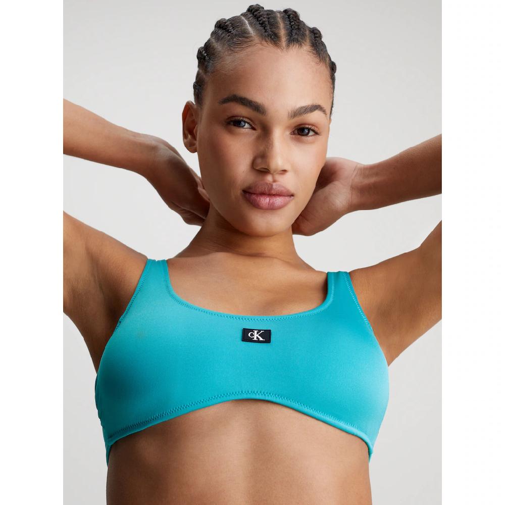 Calvin Klein Swimwear Bandeau-Bikini-Top »BRALETTE-RP« Mit Logodruck Auf Der Brust Online Kaufen