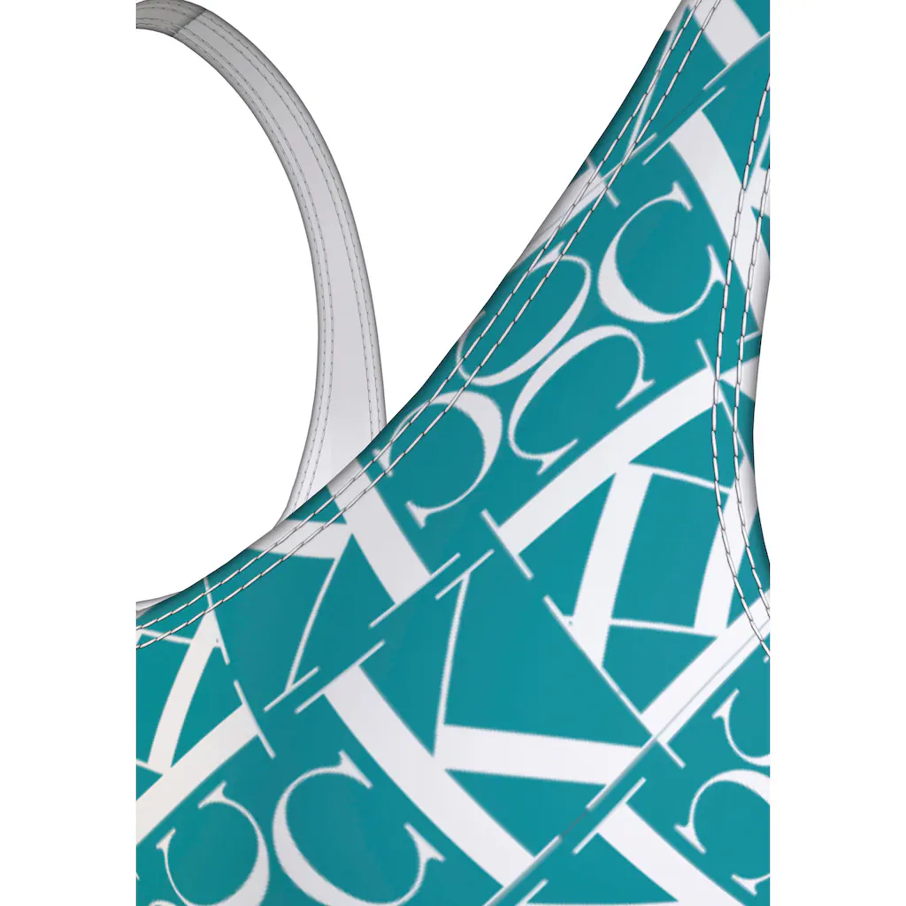 Calvin Klein Swimwear Bandeau-Bikini-Top »BRALETTE-RP-PRINT« Mit Allover-Print Online Kaufen