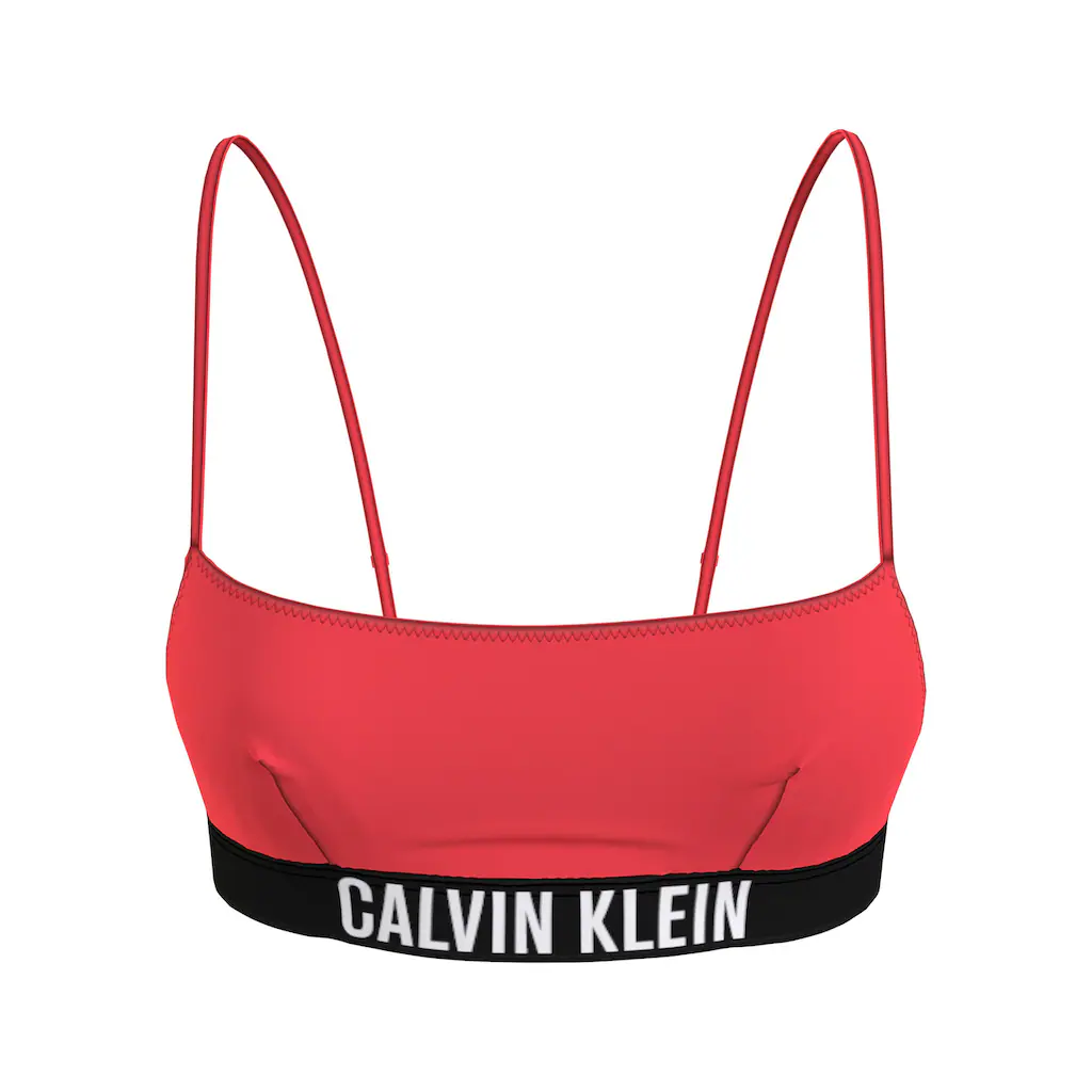 Calvin Klein Swimwear Bandeau-Bikini-Top »BRALETTE-RP« Mit Logobund Bestellen