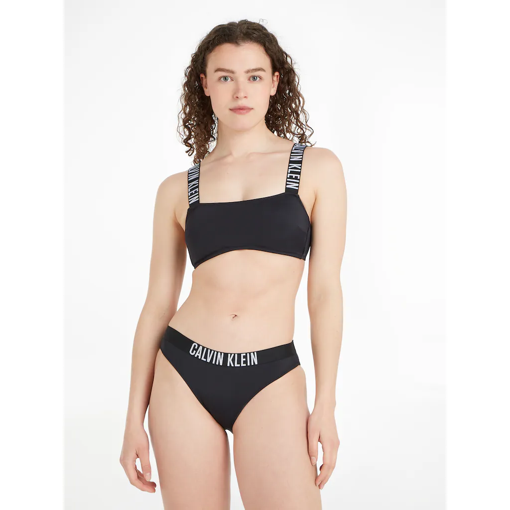 Calvin Klein Swimwear Bandeau-Bikini-Top »Classic« mit Schriftzügen an den Trägern kaufen