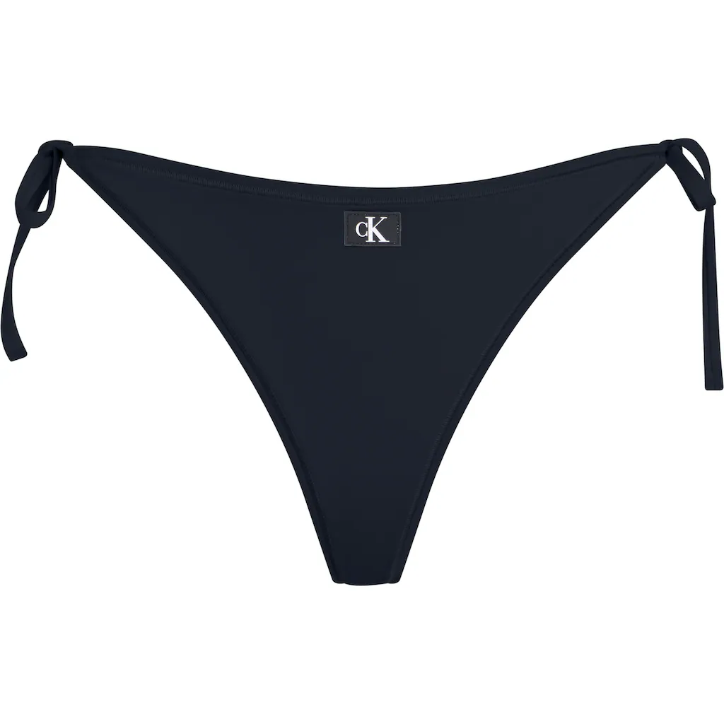 Calvin Klein Swimwear Bikini-Hose »STRING SIDE TIE« Mit Logo-Patch Online Kaufen