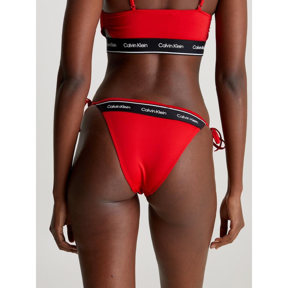 Calvin Klein Swimwear Bikini-Hose »STRING SIDE TIE« Mit Elastikborten Hinten ▷ Für