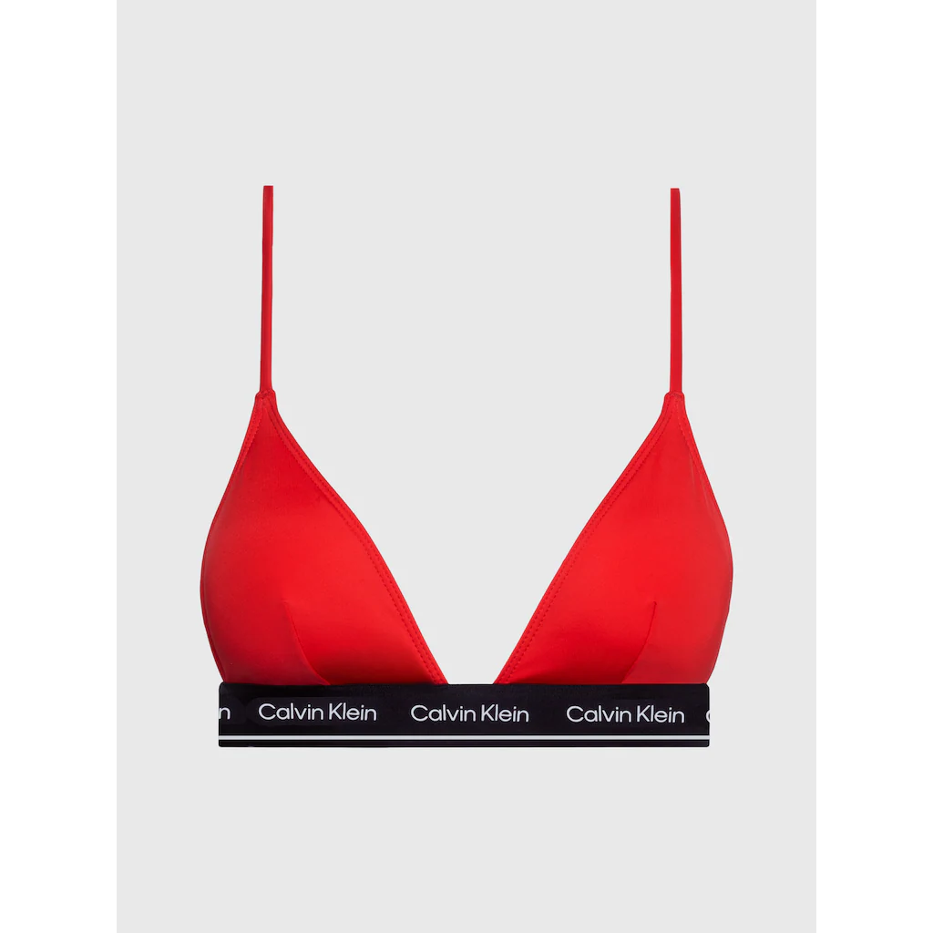 Calvin Klein Swimwear Triangel-Bikini-Top »TRIANGLE-RP« Mit Logoschriftzügen Auf Dem Unterband ▷ Für