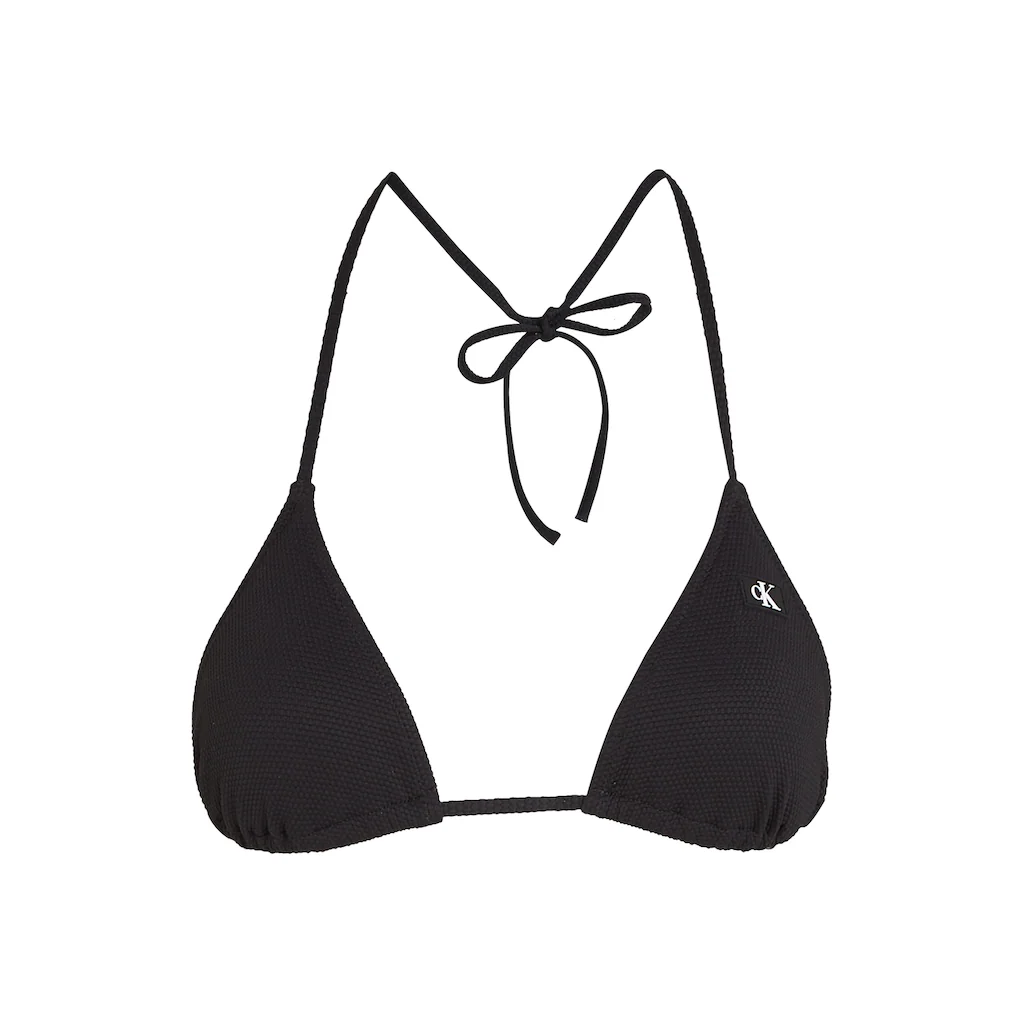 Calvin Klein Swimwear Triangel-Bikini-Top »TRIANGLE RP« Mit CK-Logodruck ▷ Für