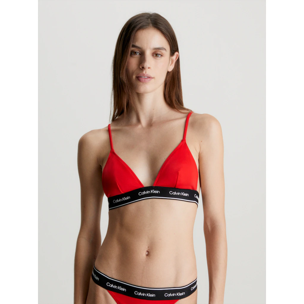 Calvin Klein Swimwear Triangel-Bikini-Top »TRIANGLE-RP« mit Logoschriftzügen auf dem Unterband ▷ für