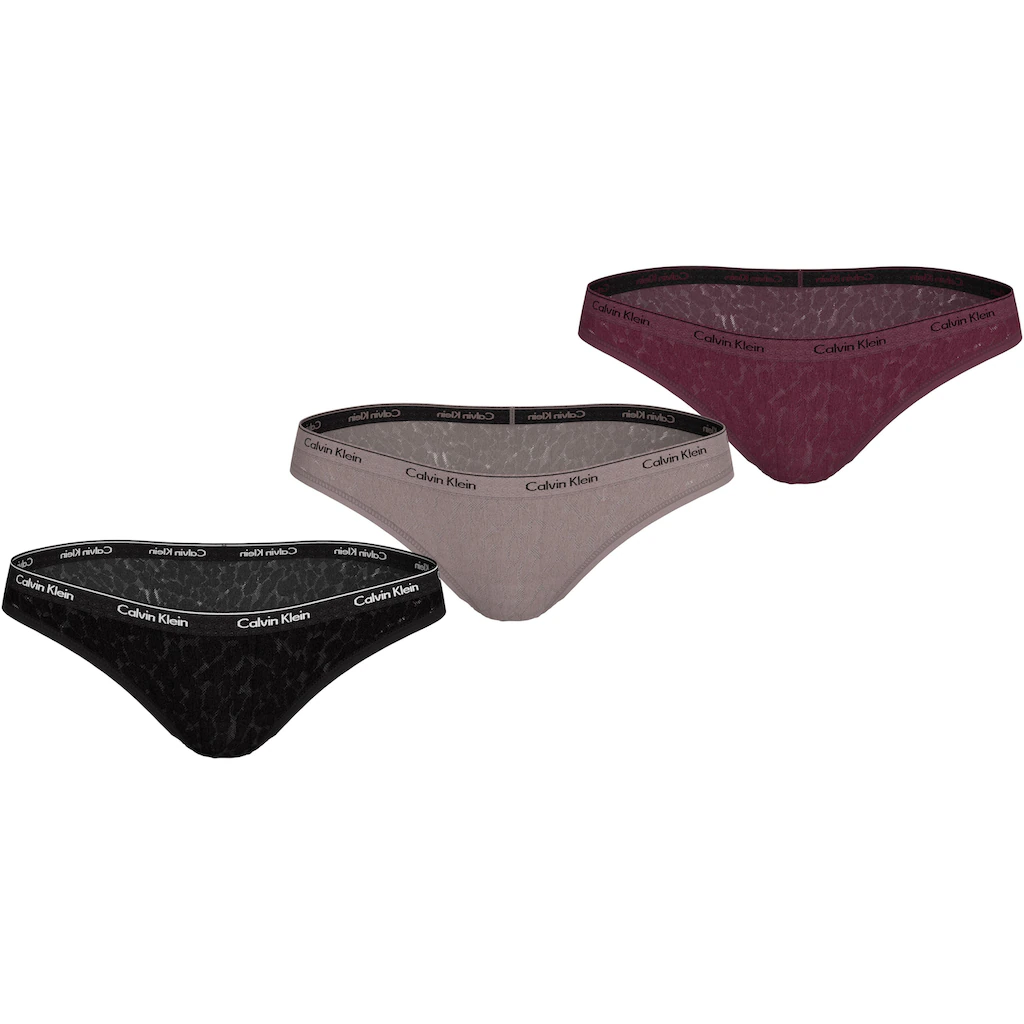 Calvin Klein Underwear Bikinislip »3 PACK BIKINI (LOW-RISE)« (Packung 3 St. 3er-Pack) mit CK-Logo am Bund bestellen