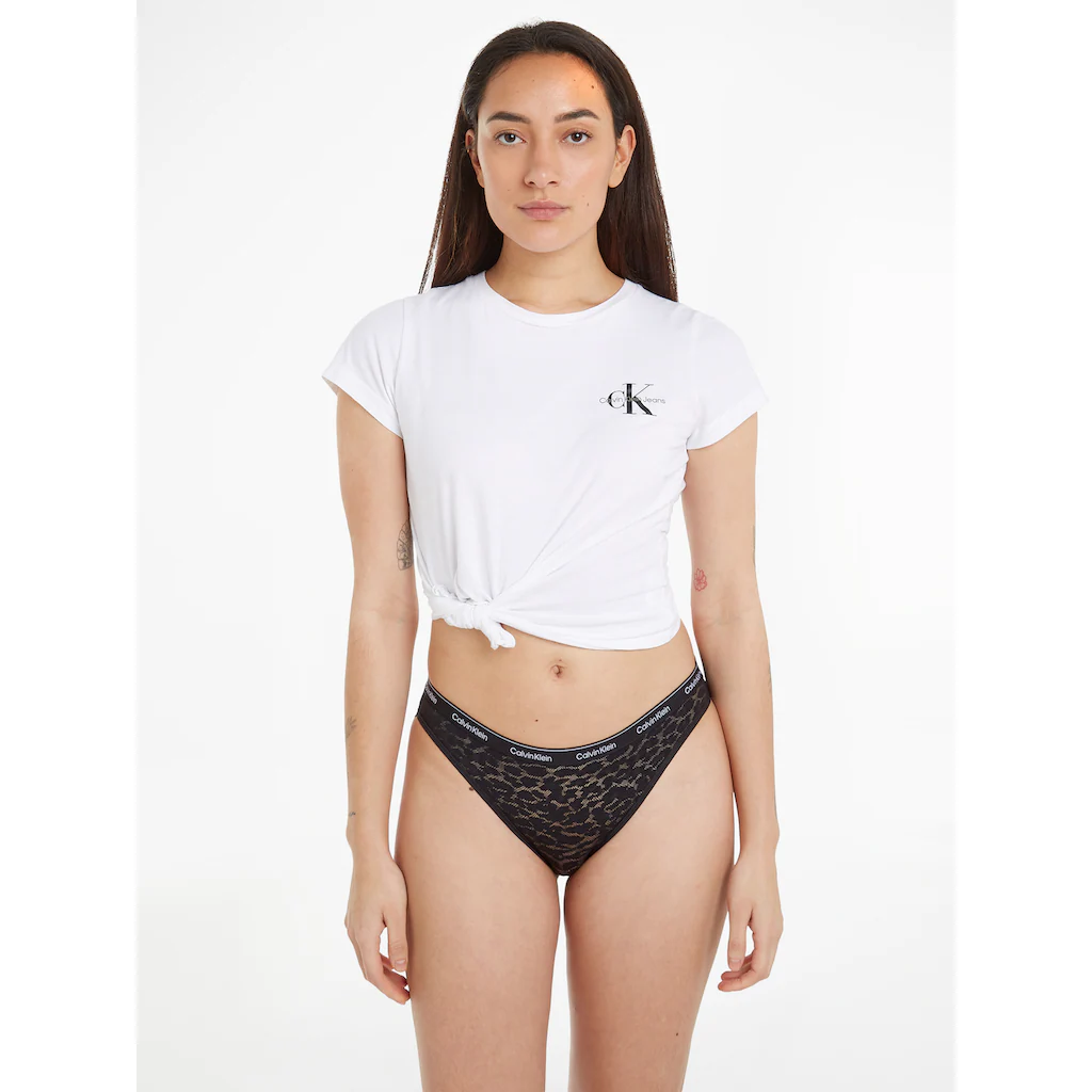 Calvin Klein Underwear Bikinislip »BIKINI 3PK« (Packung 3 St. 3er-Pack) Mit CK-Logo Am Bund Online Bestellen