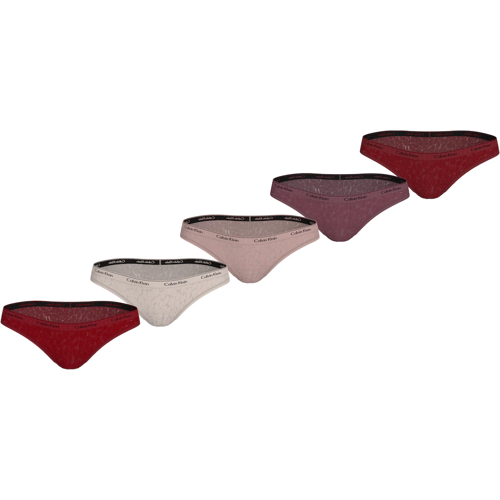 Calvin Klein Underwear Bikinislip »BIKINI 5PK« (Packung 5 St. 5er-Pack) mit Strukturmuster ▷ für