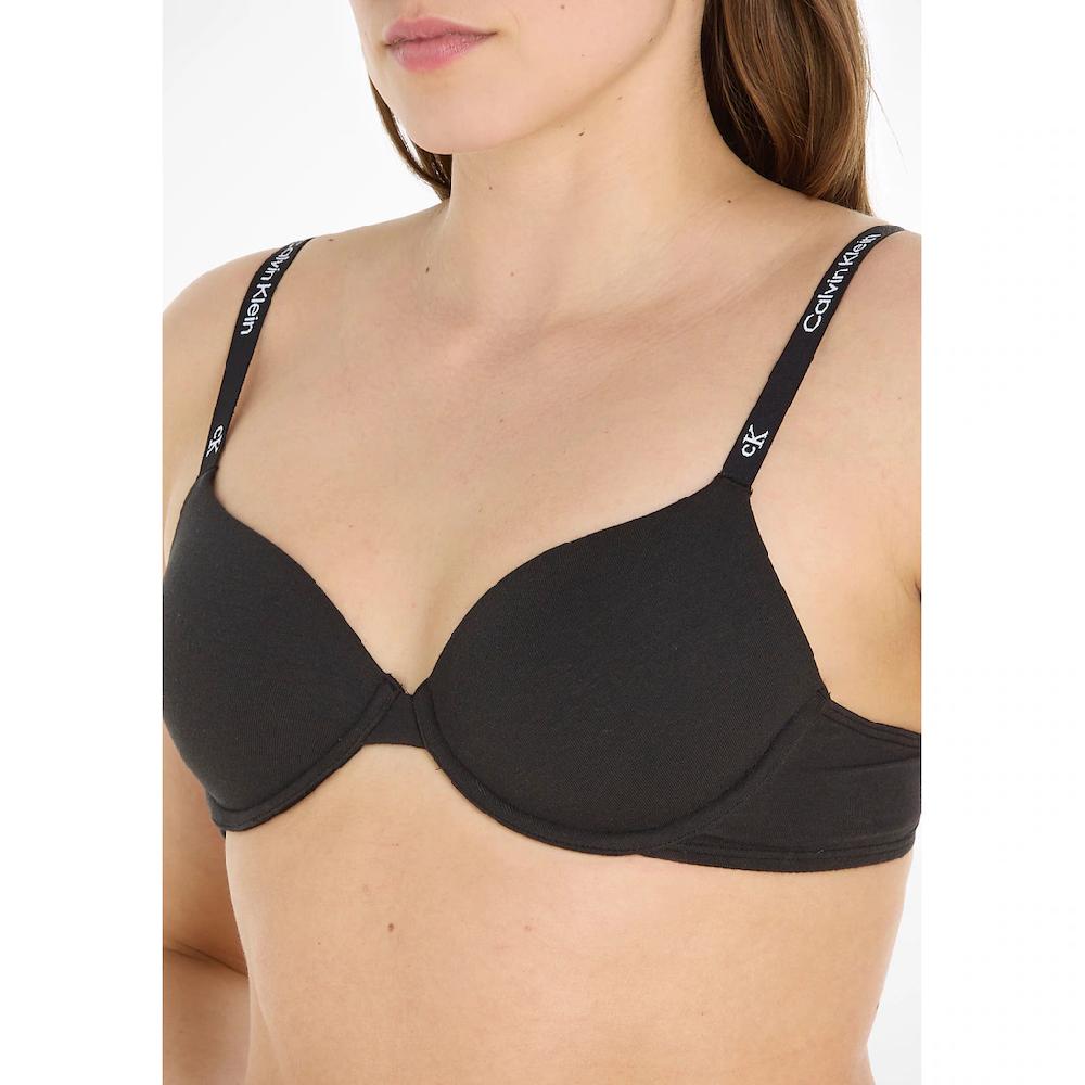 Calvin Klein Underwear Bügel-BH »LIGHTLY LINED DEMI« Mit Logoschriftzügen Am Träger Online Kaufen
