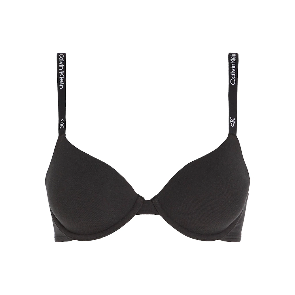 Calvin Klein Underwear Bügel-BH »LIGHTLY LINED DEMI« Mit Logoschriftzügen Am Träger Online Kaufen