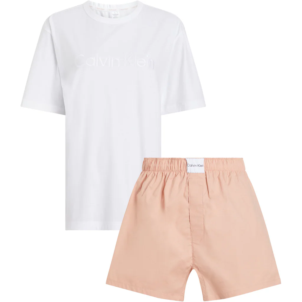Calvin Klein Underwear Pyjama »S/S SHORT SET« (Set 2 tlg.) mit Logostickerei auf der Brust online bestellen