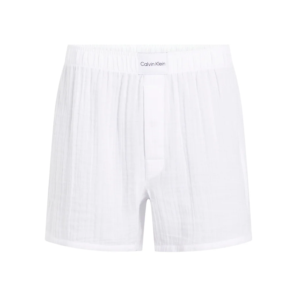 Calvin Klein Underwear Schlafshorts »BOXER SLIM« Mit Markenlabel Auf Dem Bund
